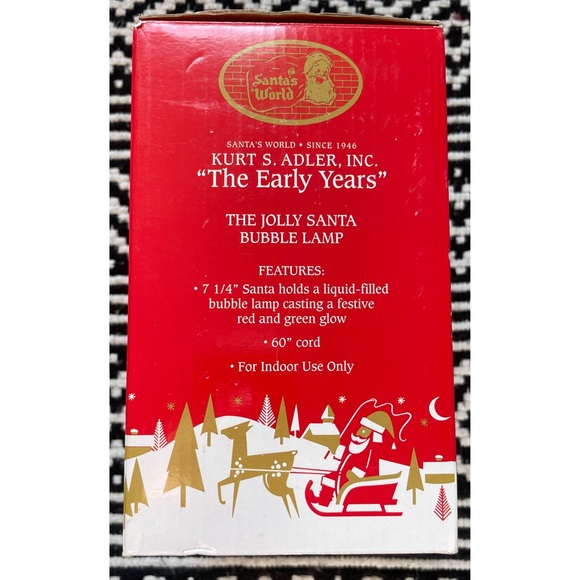 Kurt S. Adler Retro Santa Bubble Lamp - Picture 4 of 12